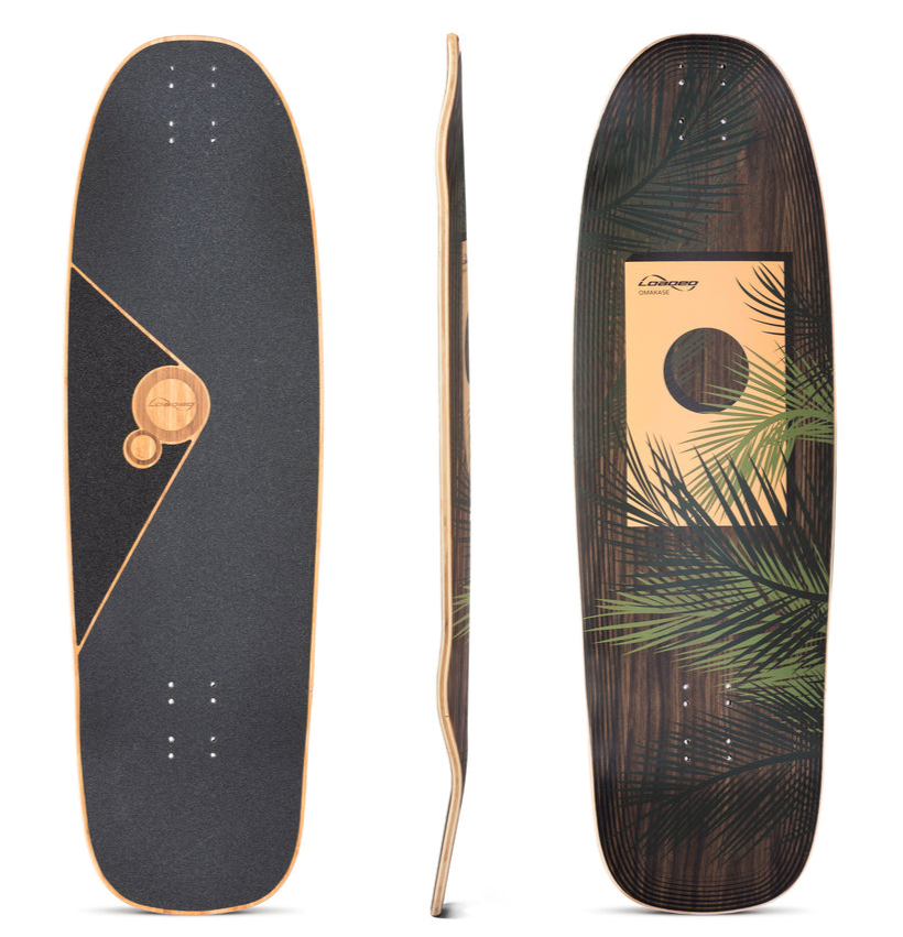 Loaded Omakase Palm and Roe Longboard Deck