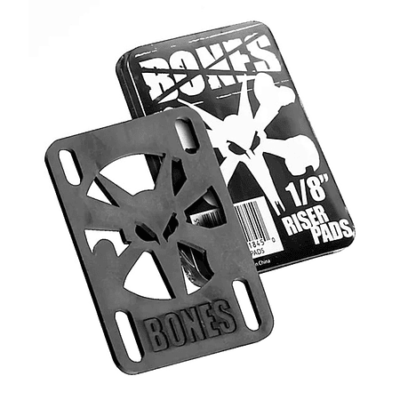 Bones Antivibrador Riser Pads 3mm Skate y Longboards