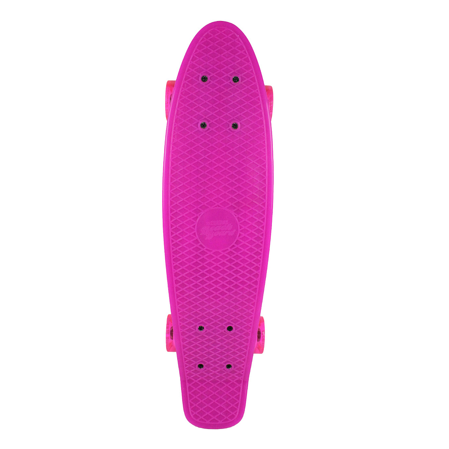 Street Surfing Plastic Cruiser Beach Board Glow Pink 