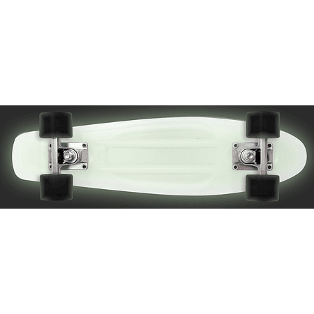 Street Surfing Plastic Cruiser Beach Board Glow White