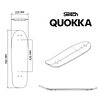 Switch Boards Quokka Collage longboard Deck