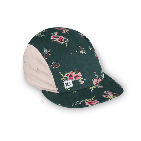 XS-Unified Green Floral 5-Panel Hat