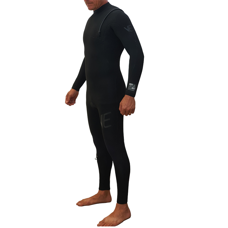 Ve Wetsuits Takanami Pro 4/3 ZL Fully Taped All Black