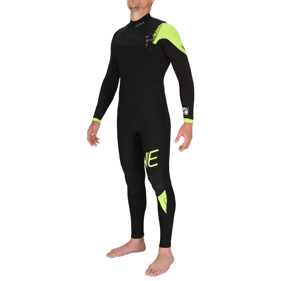 Ve Wetsuits Kaiyou Pro Cz 4/3 Black/Green