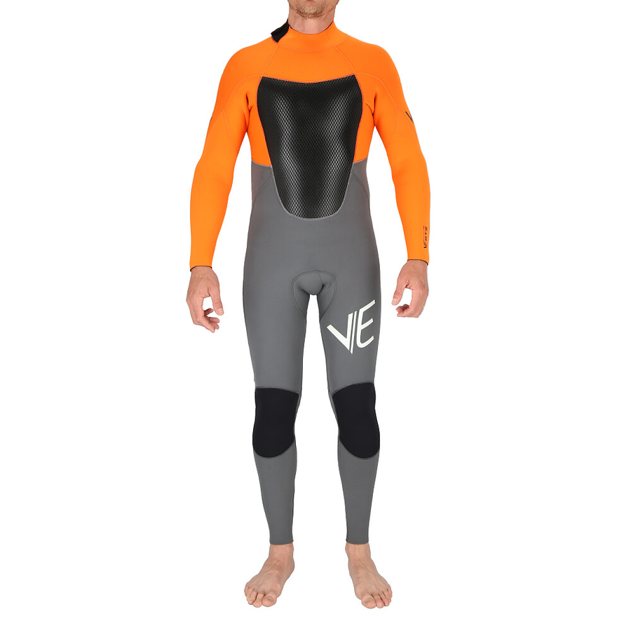 Ve Wetsuits BTS Back Zip 4/3 Orange/Grey