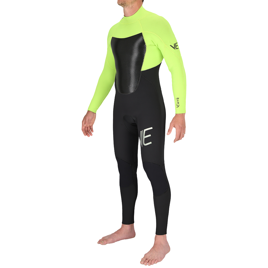 Ve Wetsuits BTS Back Zip 4/3 Black/Green