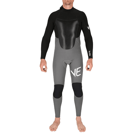 Ve Wetsuits BTS Back Zip 4/3 Black/Grey