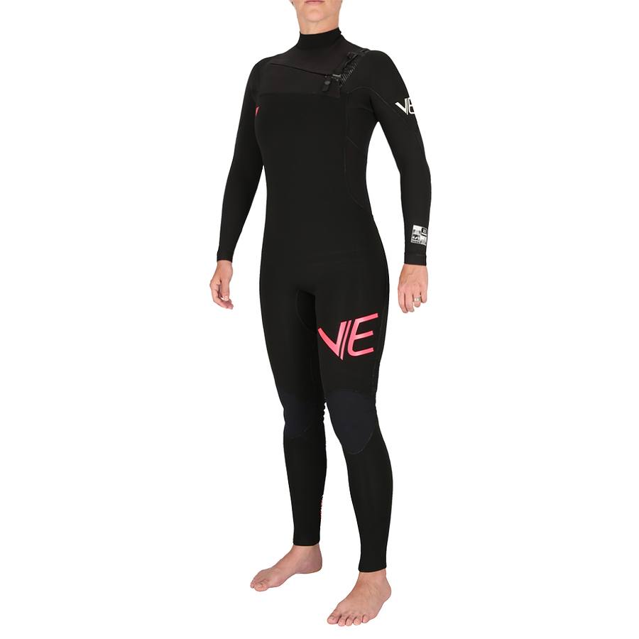 Ve Wetsuits Ningyo Pro Chest Zip 4/3 Black