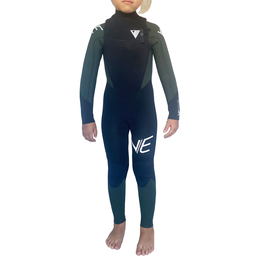 Ve Wetsuits Mizudori Kids Cz 4/3 Black/Green