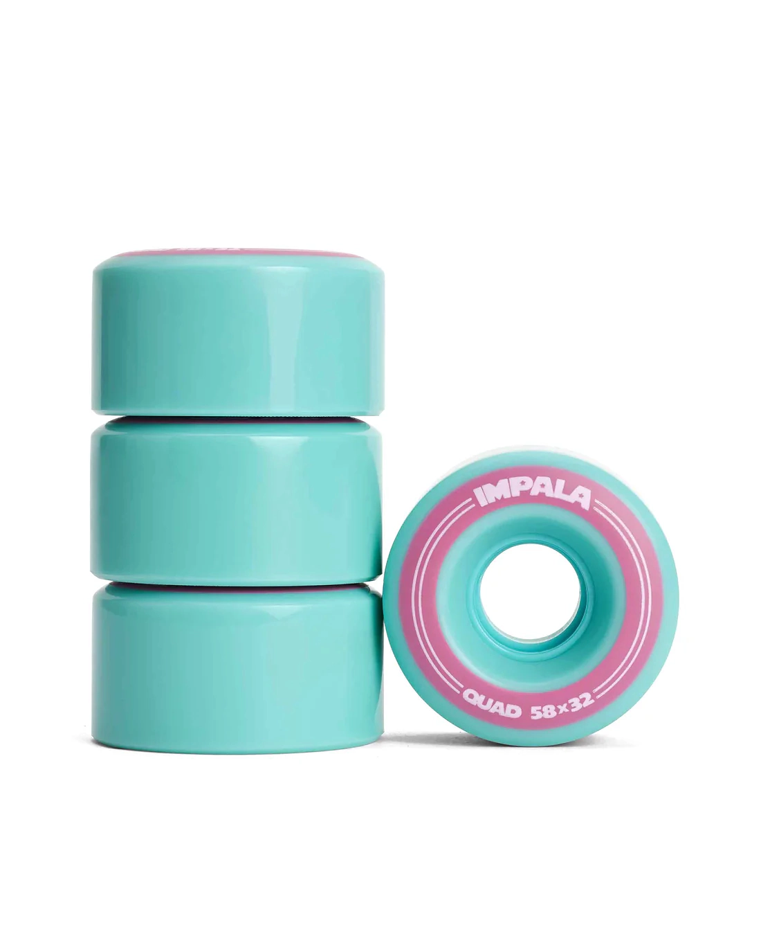Impala 4 Pack Wheels Quad - Aqua