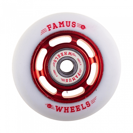 Famus 6 Spokes 64mm/88a + ABEC 9 - Blue/White