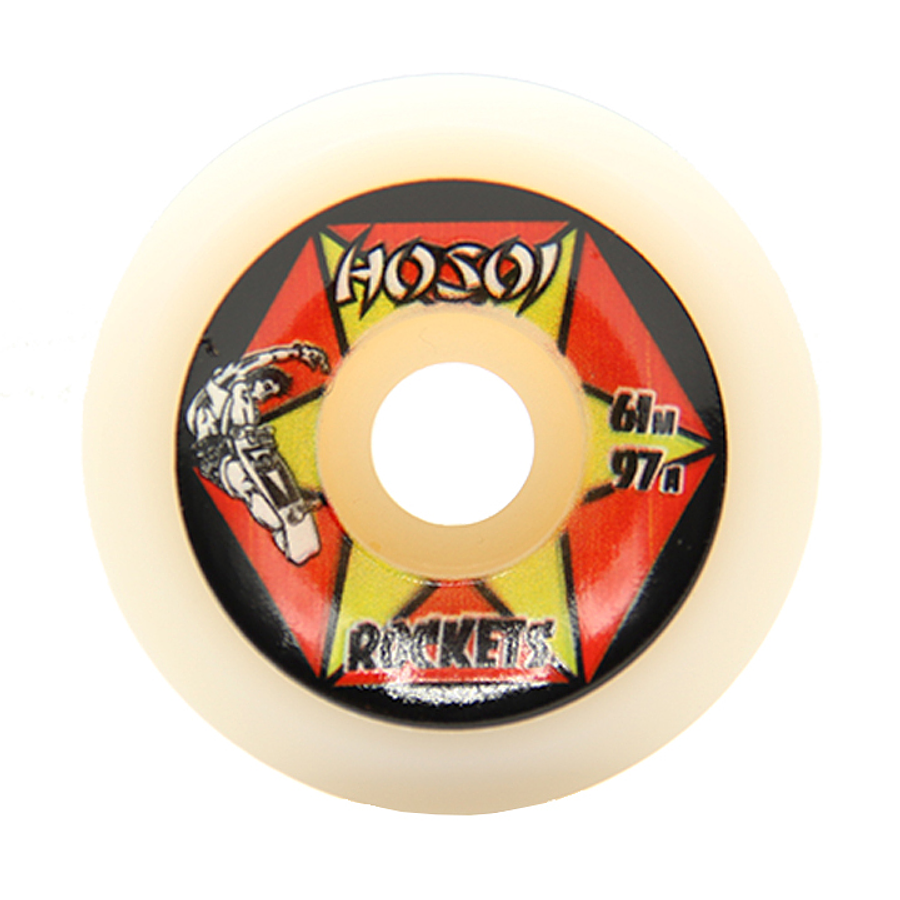 Hosoi Skateboards Rockets Wheels- 61mm 97a Ruedas Skate