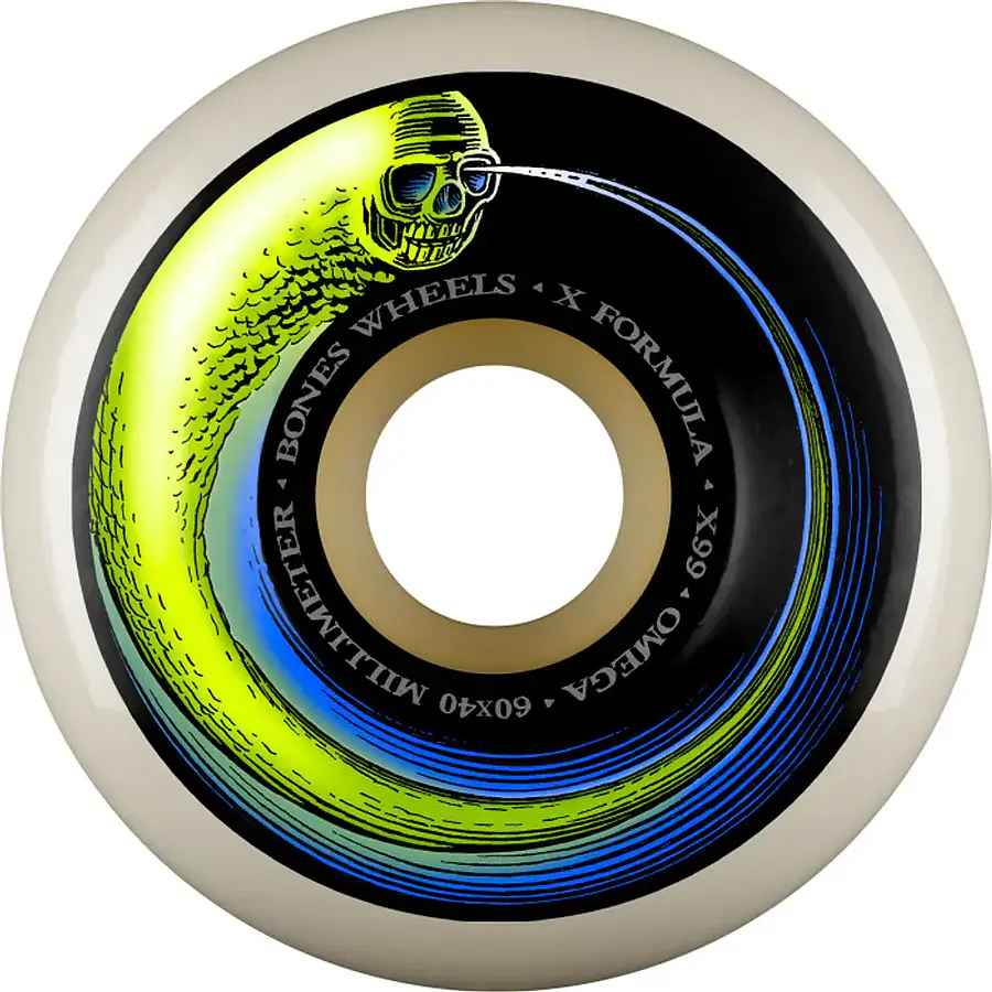 Bones Wheels X-Formula Omega  60 x 40 mm 99A Ruedas Skate