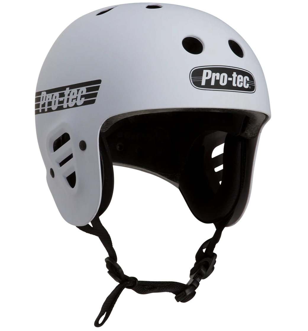 ProTec Full Cut Certificado - Matte White Casco