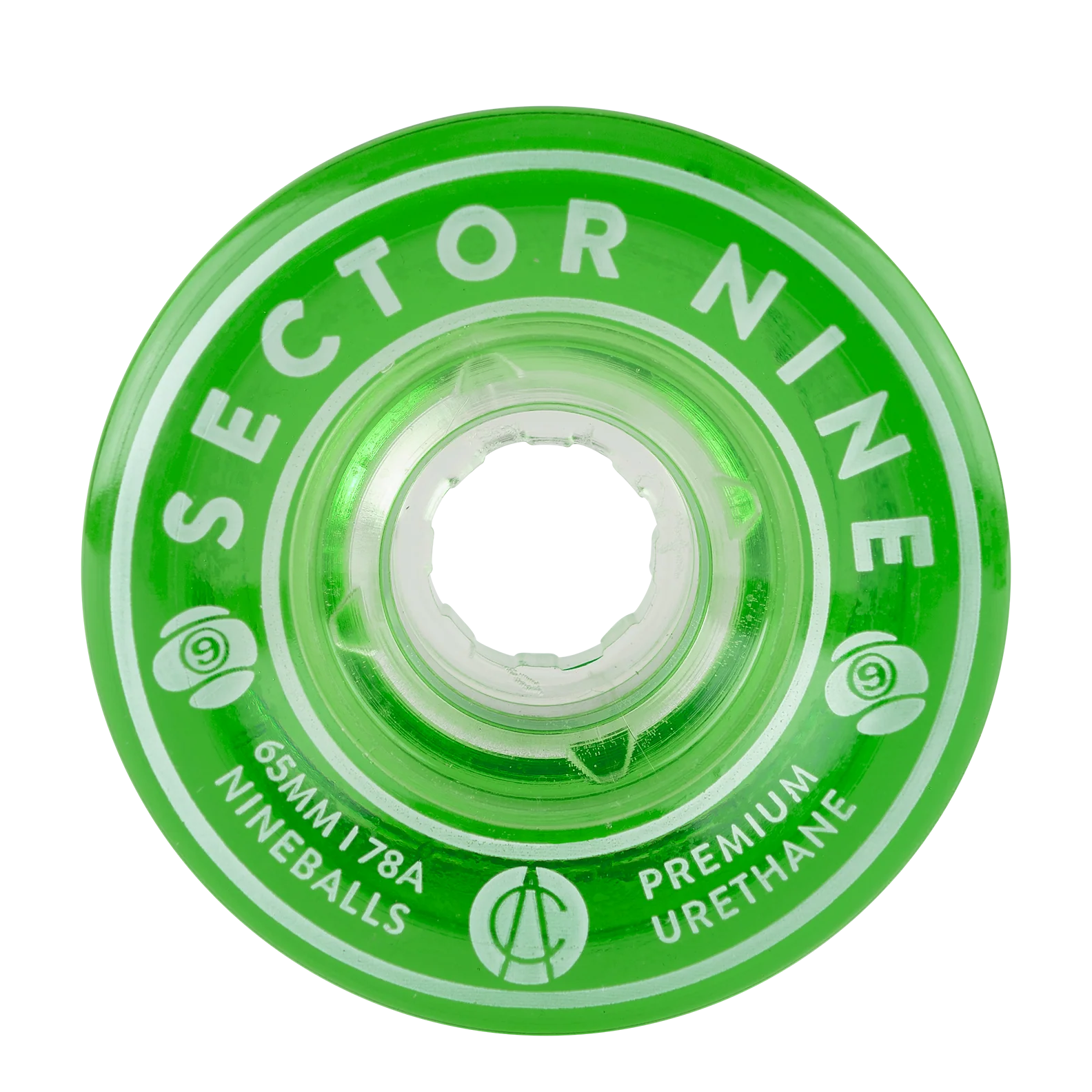 Sector9 Nineballs Green 65mm 78a