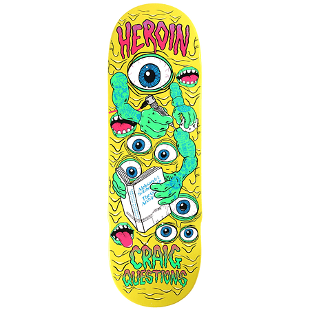 Heroin Questions Mutate Or Die 10.0 Skateboard Deck