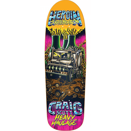 Heroin Questions Heavy Haulage 9.5 Skateboard Deck