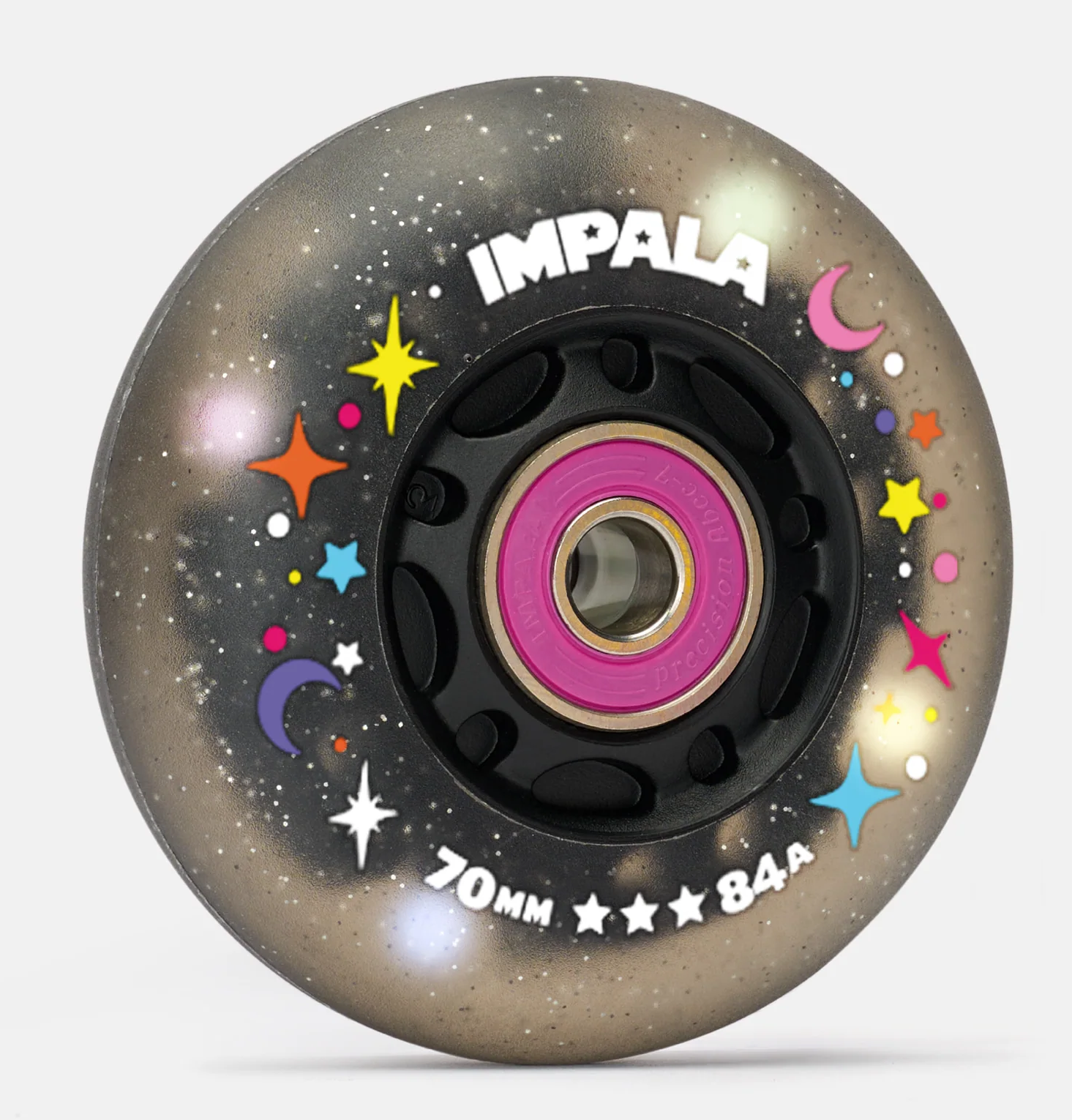 Impala Inline Light Up Black Twinkle 70 mm Ruedas Patines