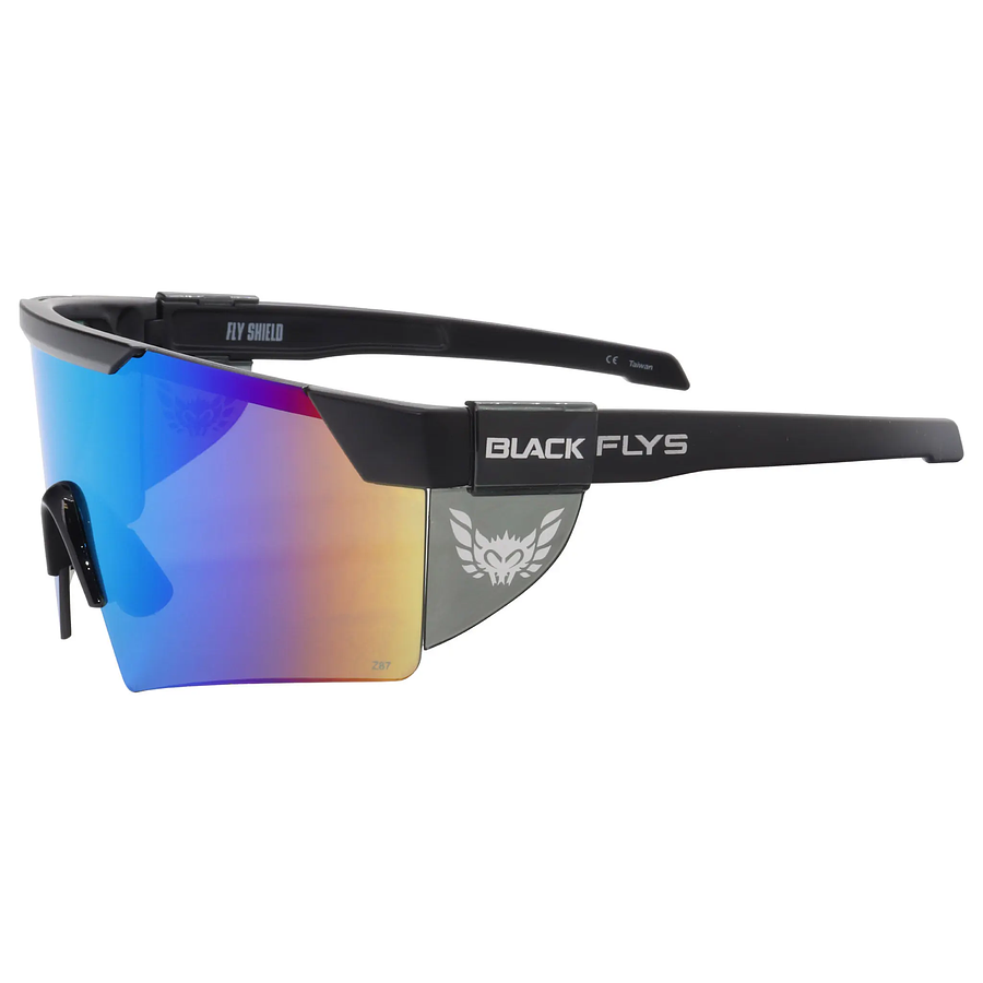 Black Flys Shields  Z87 + Safety Glass Lentes
