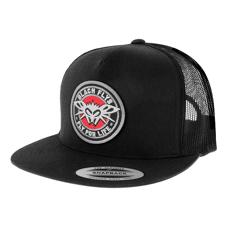 Black Flys 4 Life Patch Trucker