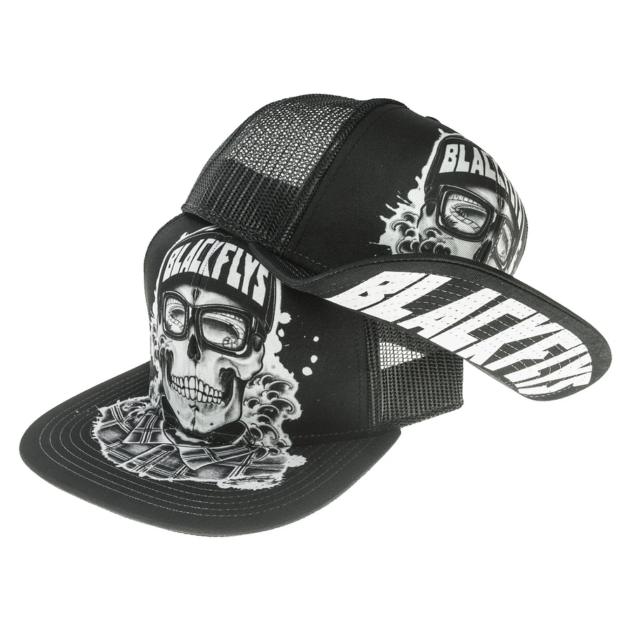 Black Flys Backyard Homie Flip-Bill Trucker
