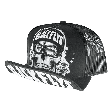 Black Flys Backyard Homie Flip-Bill Trucker