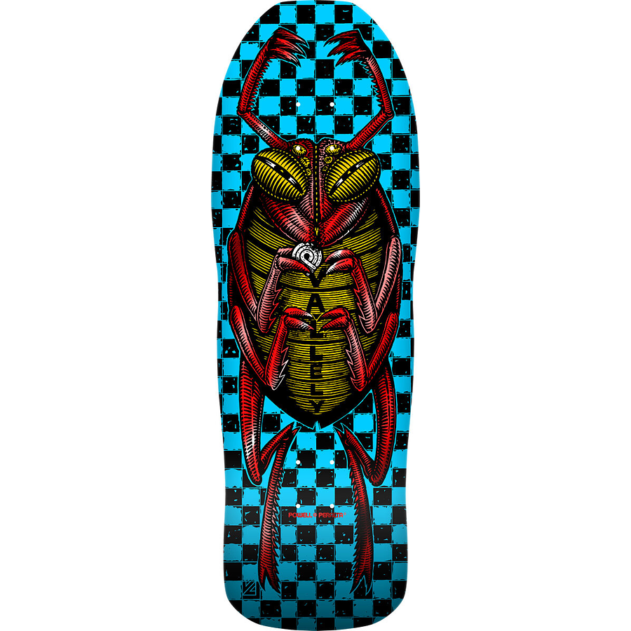 Powell Peralta Mike Vallely Bug Blue Red Foil 10 Tabla Skate