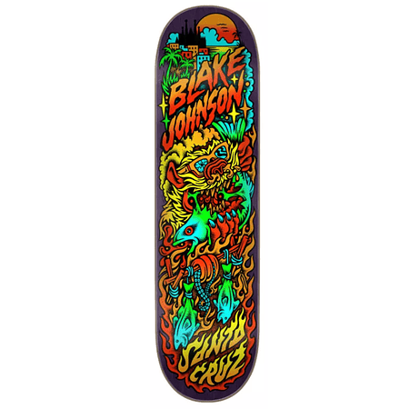 Santa Cruz Johnson Beach Wolf Two 8.375″ Tabla Skate
