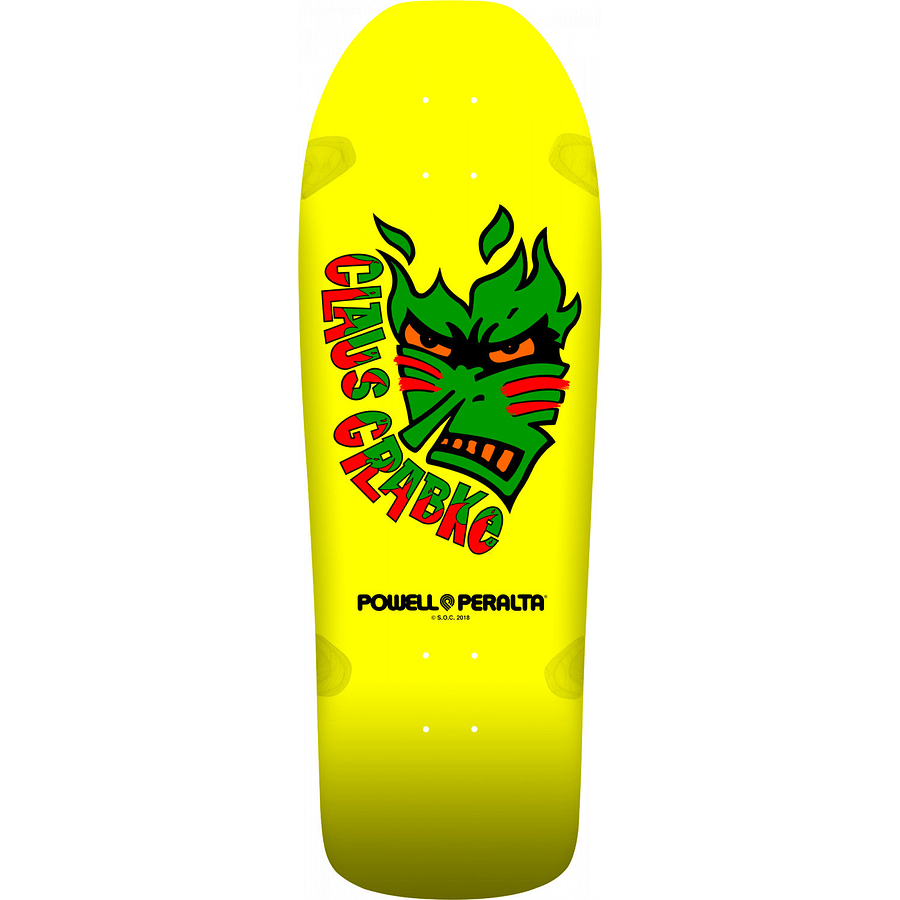 Powell Peralta Claus Grabke Yellow  10.25 Tabla Skate