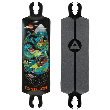 Pantheon Trip Carbon  Indian Hills Graphic Tabla Longboard