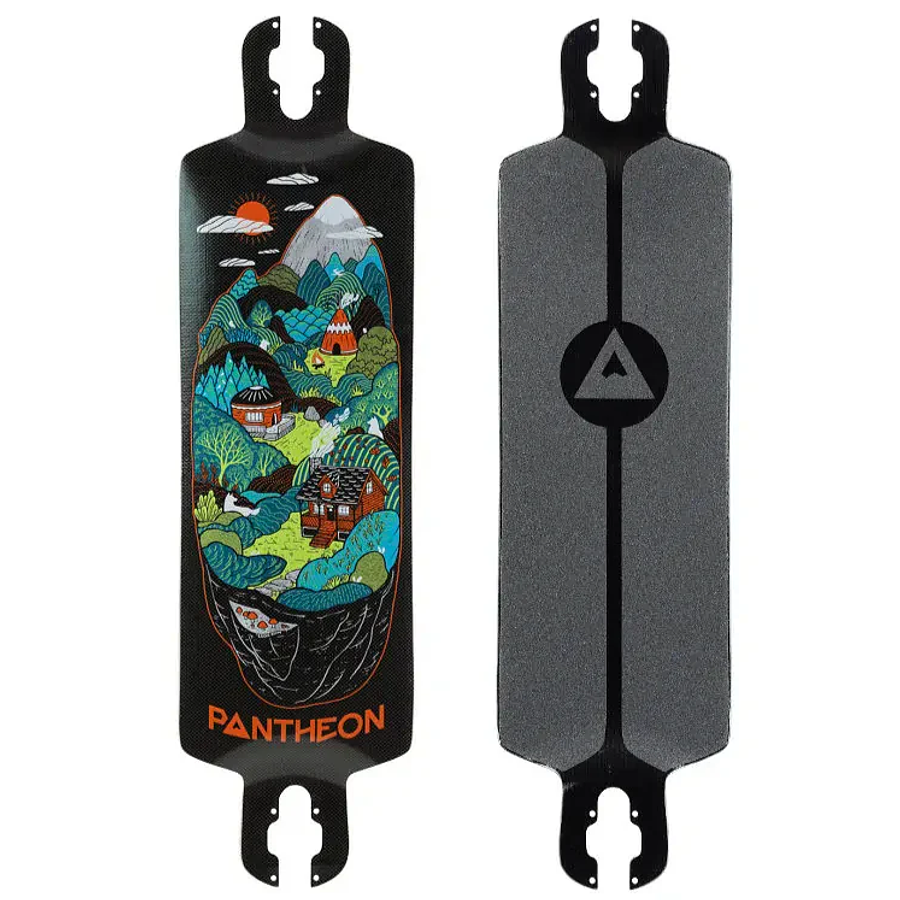 Pantheon Trip Carbon  Indian Hills Graphic Tabla Longboard