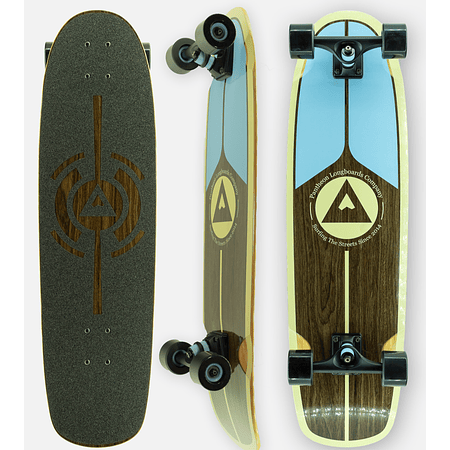 Pantheon LowTide Complete Bamboo Longboard Armado