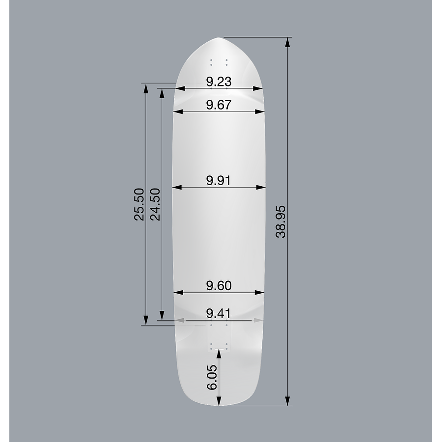 Pantheon Kenny Napp Pro Model “Los Osos” Tabla Longboard