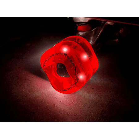 Shark Wheel FireFly 70mm Red Colors Ruedas Longboard