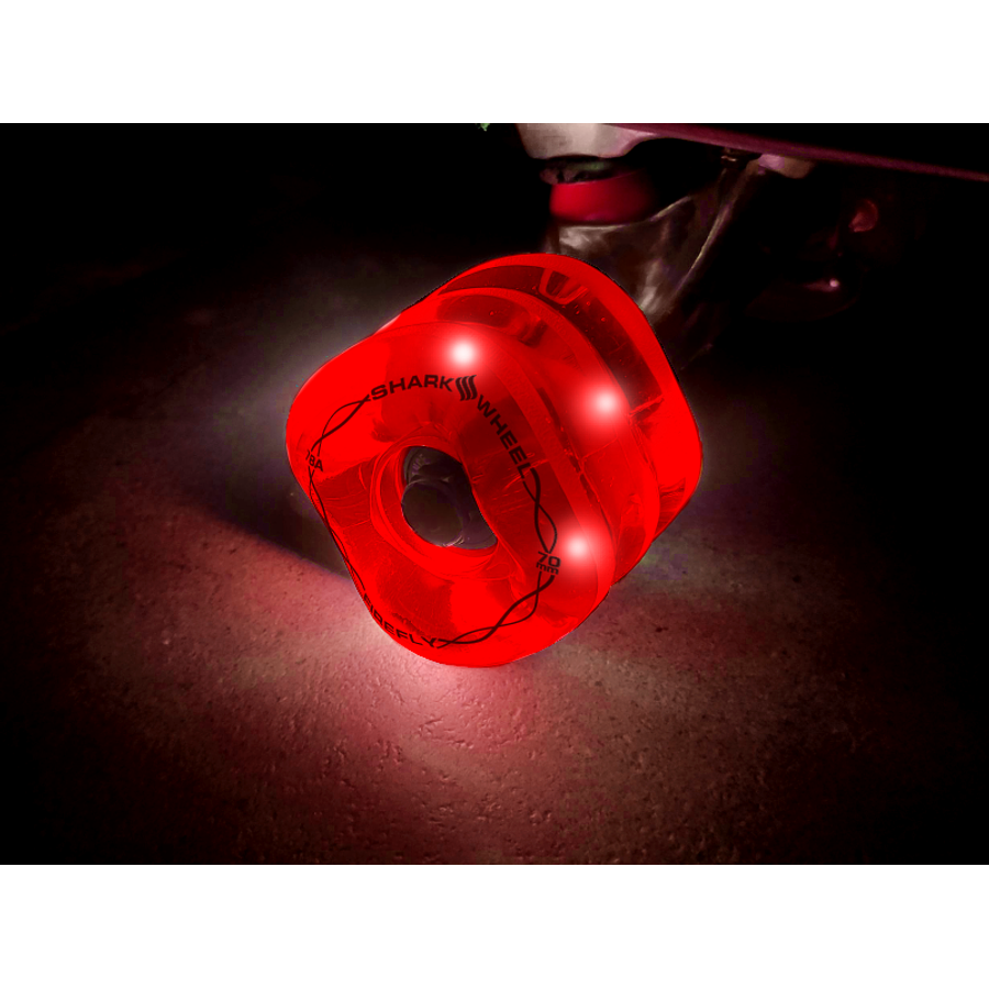 Shark Wheel FireFly 60mm Red Colors Ruedas Longboard