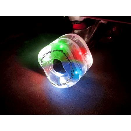 Shark Wheel FireFly 60mm Clear Multi Color Ruedas Longboard