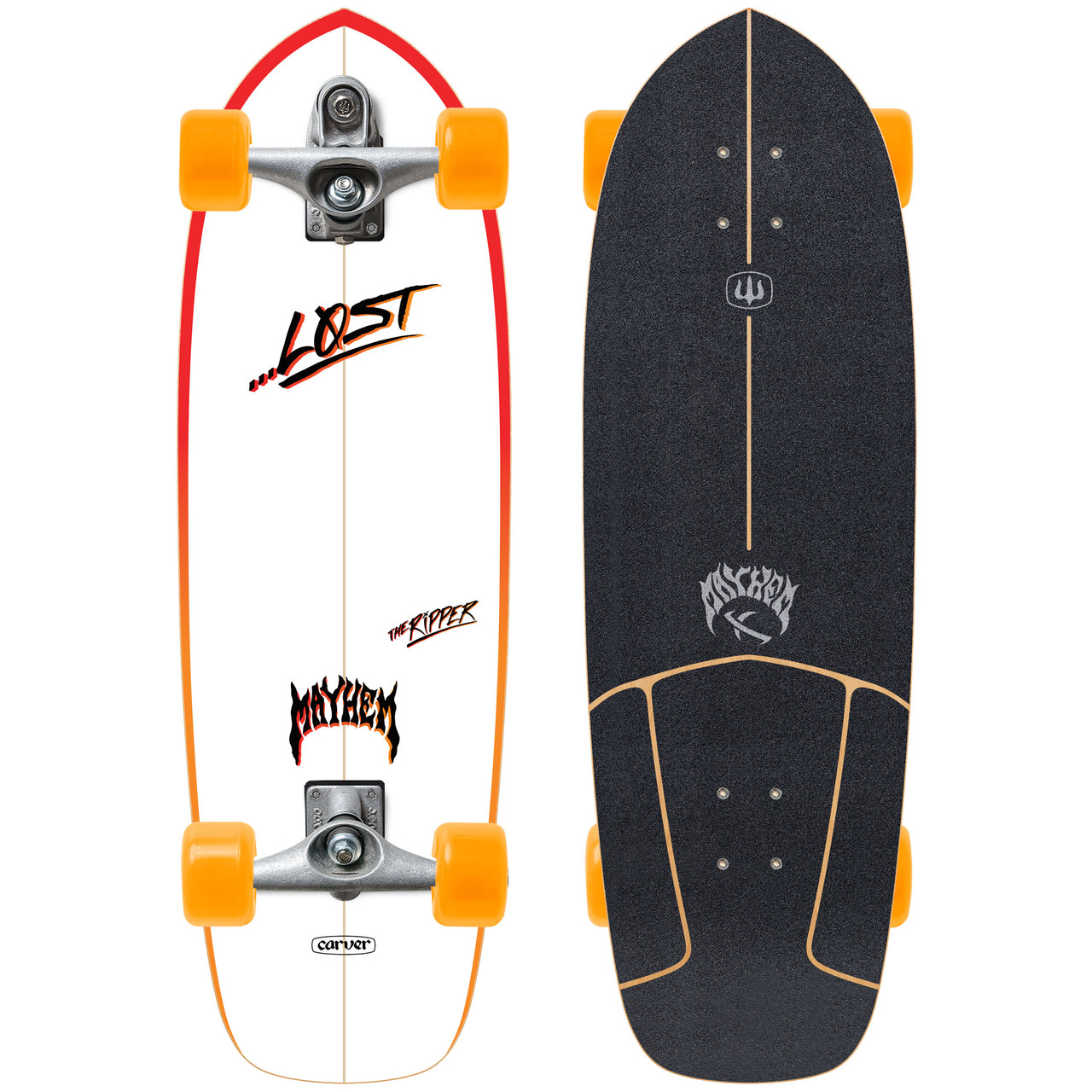 Carver C7 Lost Ripper 30.75 Surfskate Completo