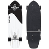Carver C7 Coal Satin 32.5'' Black Tip Surfskate Complete (V4)
