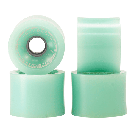 Roundhouse 69 x 52mm Concave -Glass Green Wheel Set Ruedas
