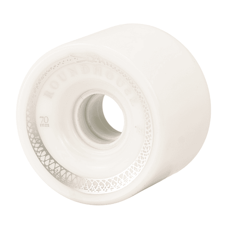 Roundhouse 70 x 48mm Mag  -Shell White Wheel Set Ruedas
