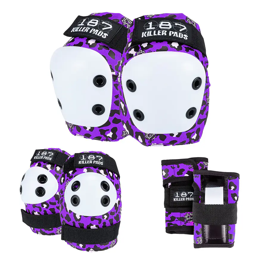 187 Killer Pads Six Pack Set Staab Purple Protecciones