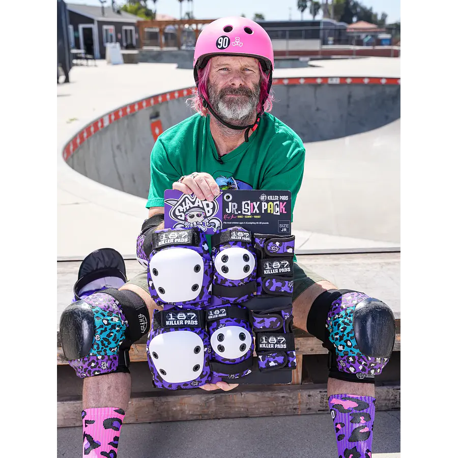 187 Killer Pads Six Pack Set Staab Purple Protecciones