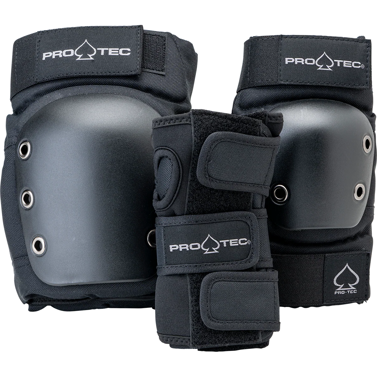 Protec Street Gear 3 pack Open Black Protecciones