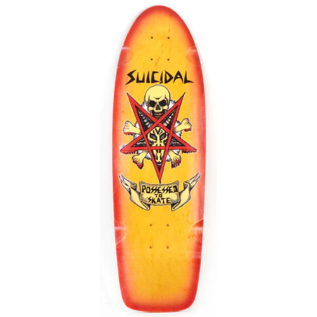 Suicidal Skates Possessed to Skate 70s Classic Deck 9" x 30" (Made in USA)