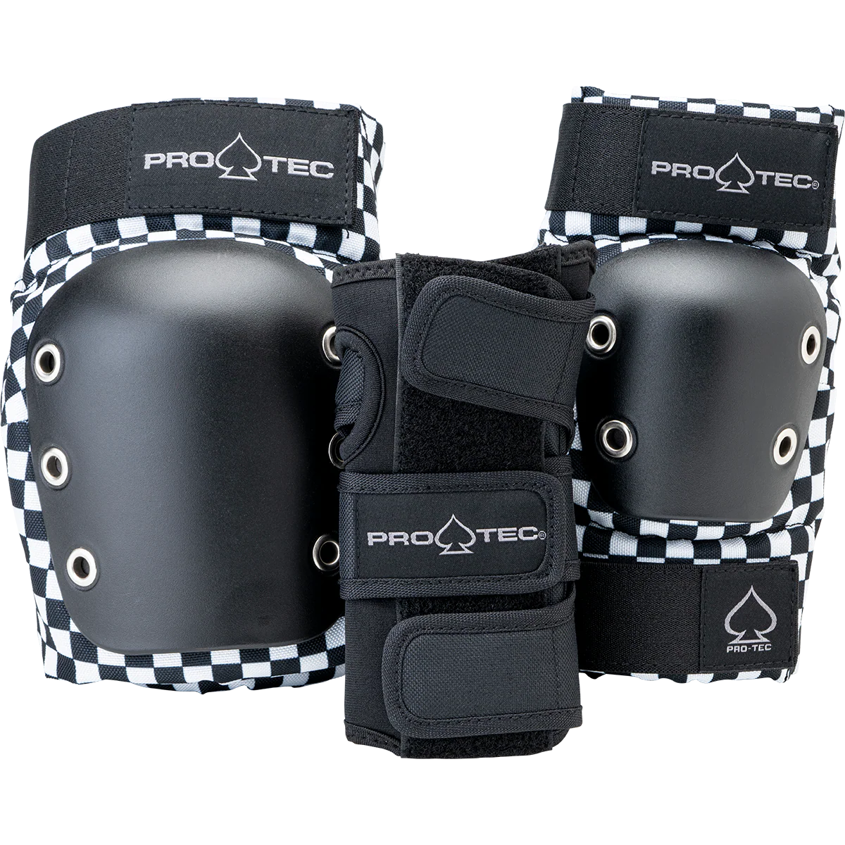 Protec Street Gear 3 pack Open Black Checker Protecciones