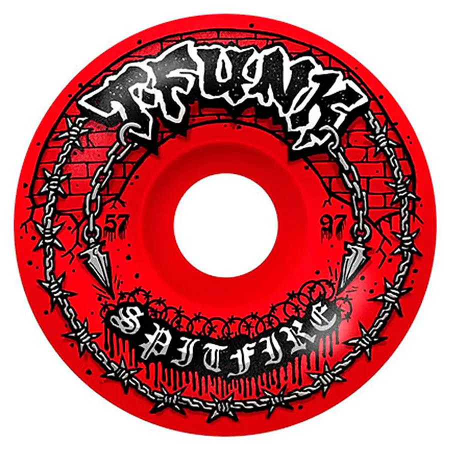 Spitfire - Radial Full - T-Funk Raw 57mm - F4 97A Ruedas Skate