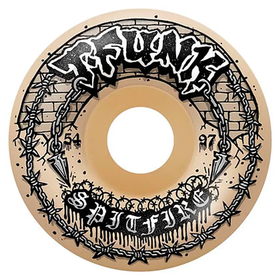 Spitfire - Radial Full - T-Funk Raw 54mm - F4 97A Ruedas Skate