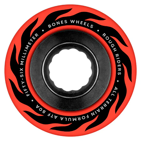 Bones ATF Eternal Flame Rough Riders Red 56mm 80A Ruedas Skate