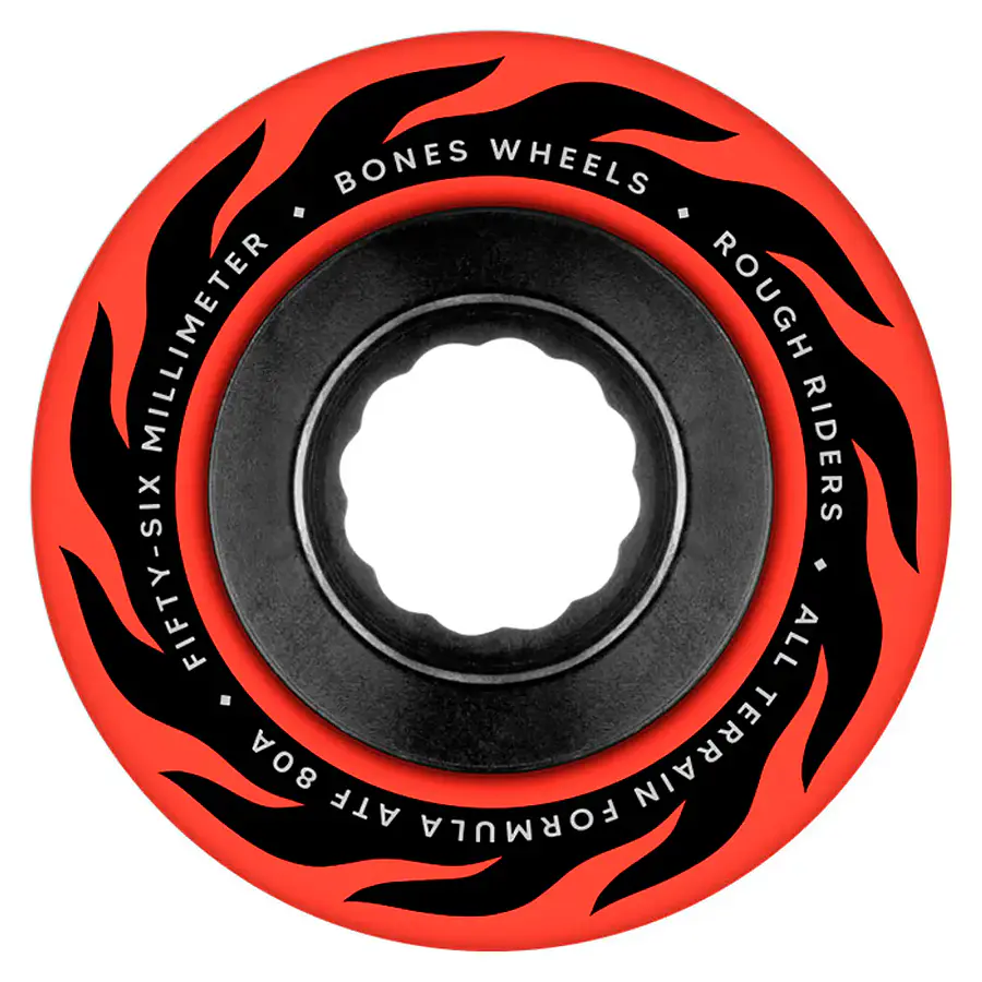 Bones ATF Eternal Flame Rough Riders Red 56mm 80A Ruedas Skate