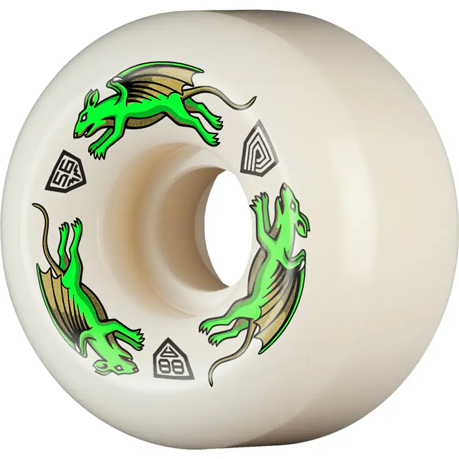 Powell Peralta Dragon Formula Nano Rat off white 56mm 88a Ruedas Skate